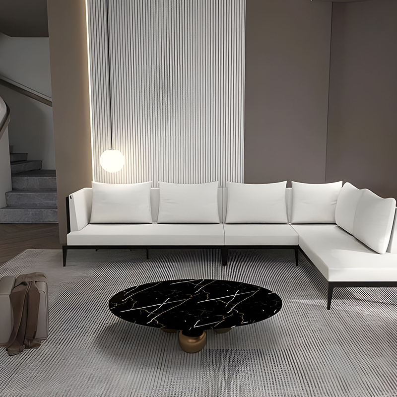 Vergulde zwarte zijden appartementmeubilair decoratie PET-overdrachtsfilm