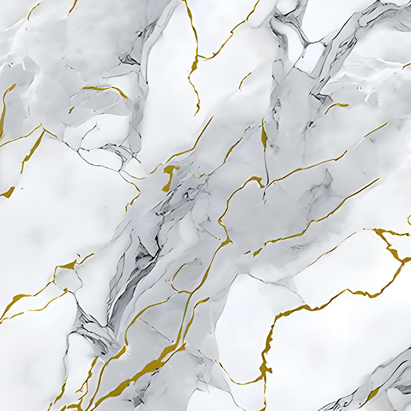 Vergulde Cloud Rock Appartement Achtergrond Wanddecoratie PET Transfer Film