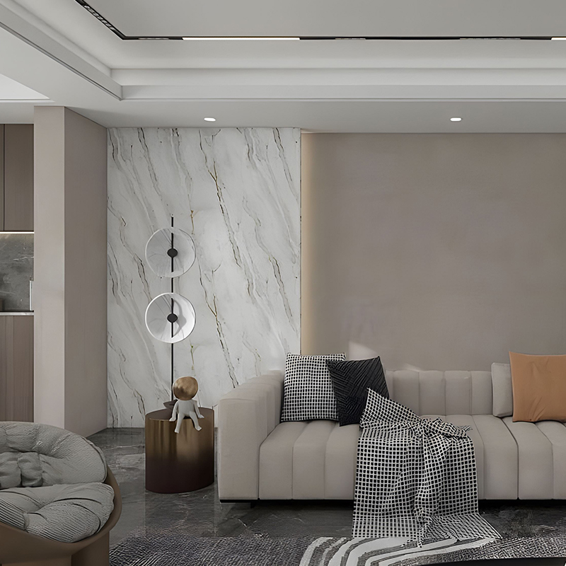 Vergulde Golf Woonkamer Kast Decoratie PET Transfer Film