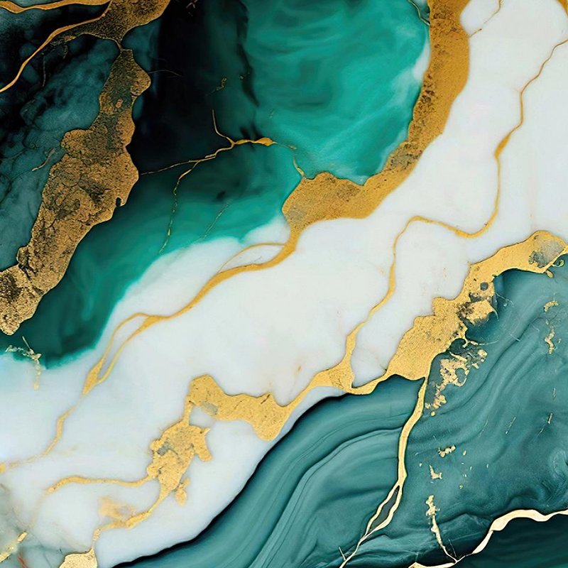 Emerald Gold Vein TV-achtergrond 3D-overdrachtsfilm