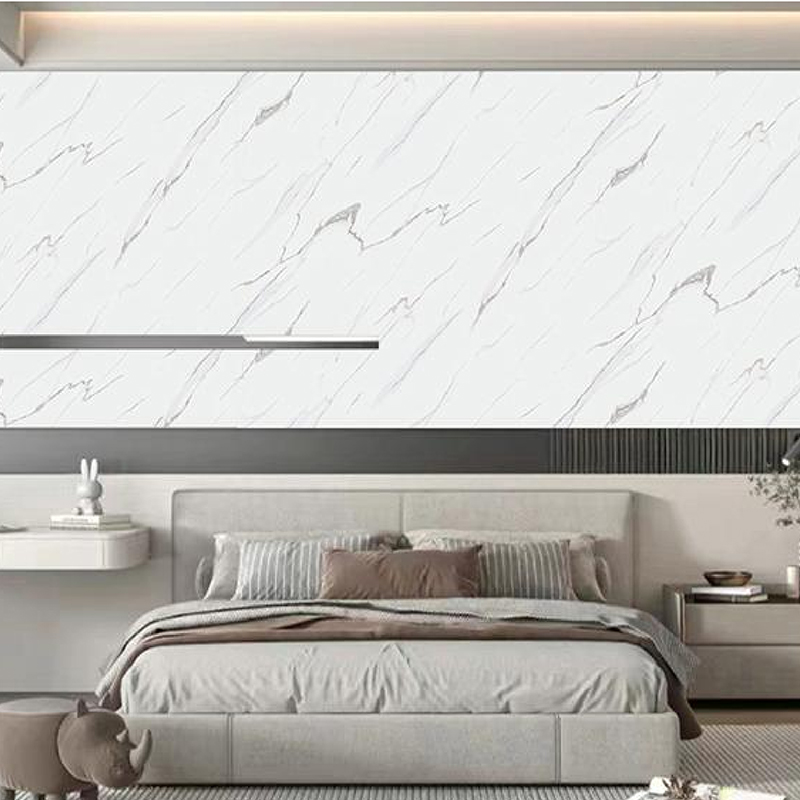 Wanddecoratieve UV-goudzijde-witte warmteoverdrachtfilm