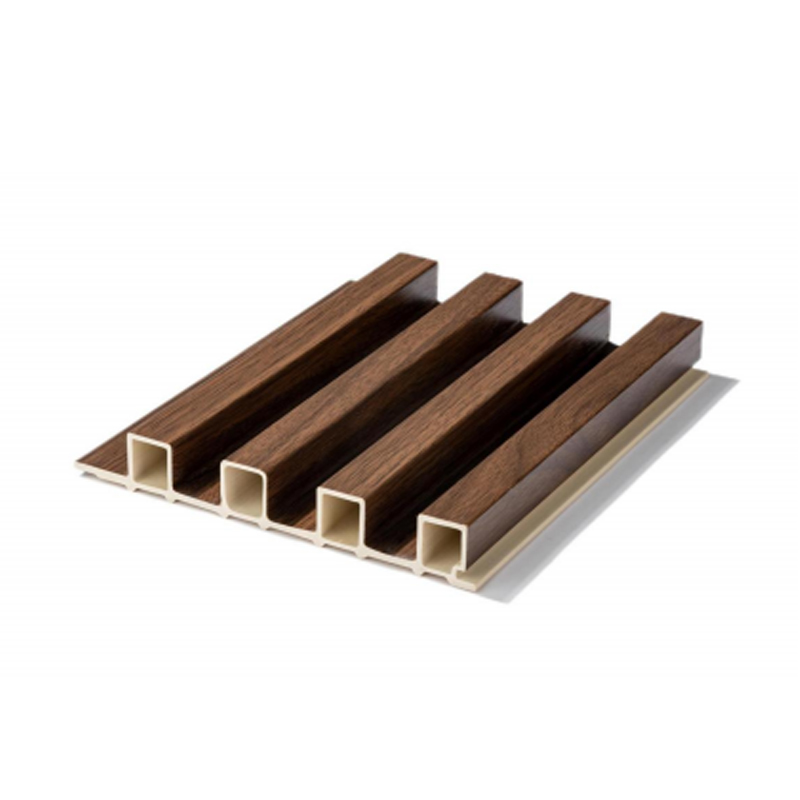 Waterdicht gecanneleerd wandpaneel met houtnerf voor interieurdecoratie