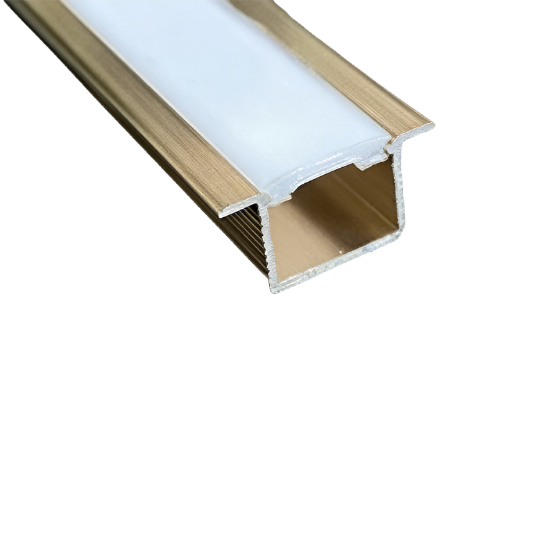 X8 aluminium lijnen met verlichting voor 8 mm houtfineerpaneel verlicht ontwerp